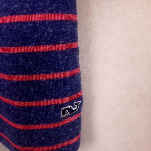 Vineyard Vines Purple Pink Striped Knit Sweater 3/4 Sleeve size Small - Picture 5 of 5